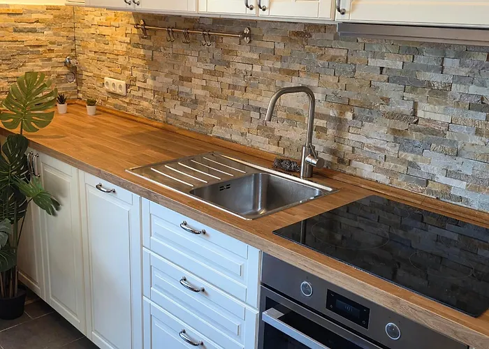 Apartment Blue Skies White Line